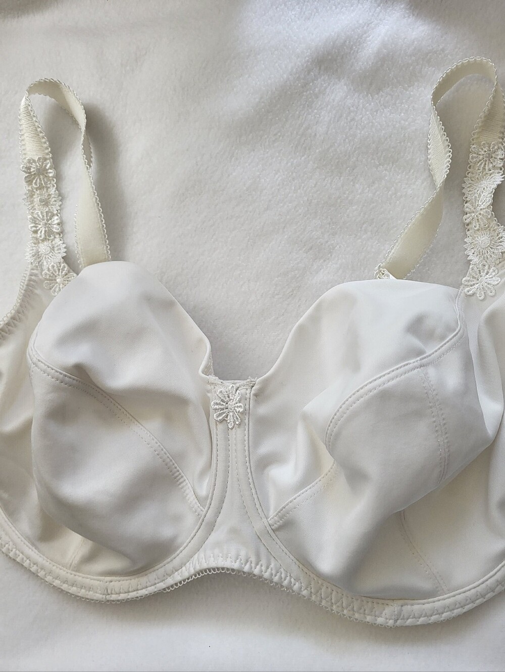 Fantasie White Full-Coverage Bra Size 36GG